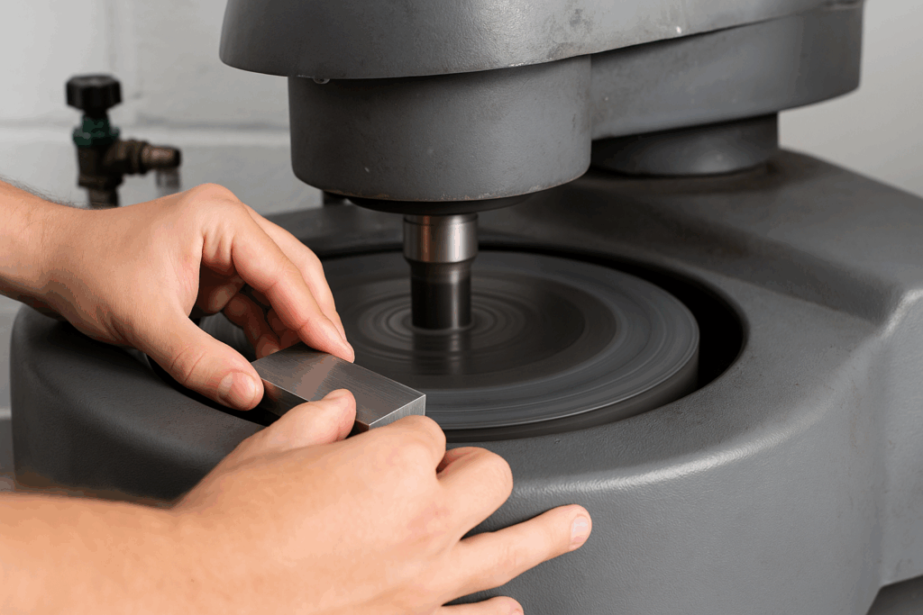 prepulido metalográfico