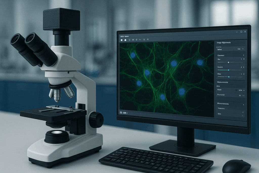 software microscopía Balea